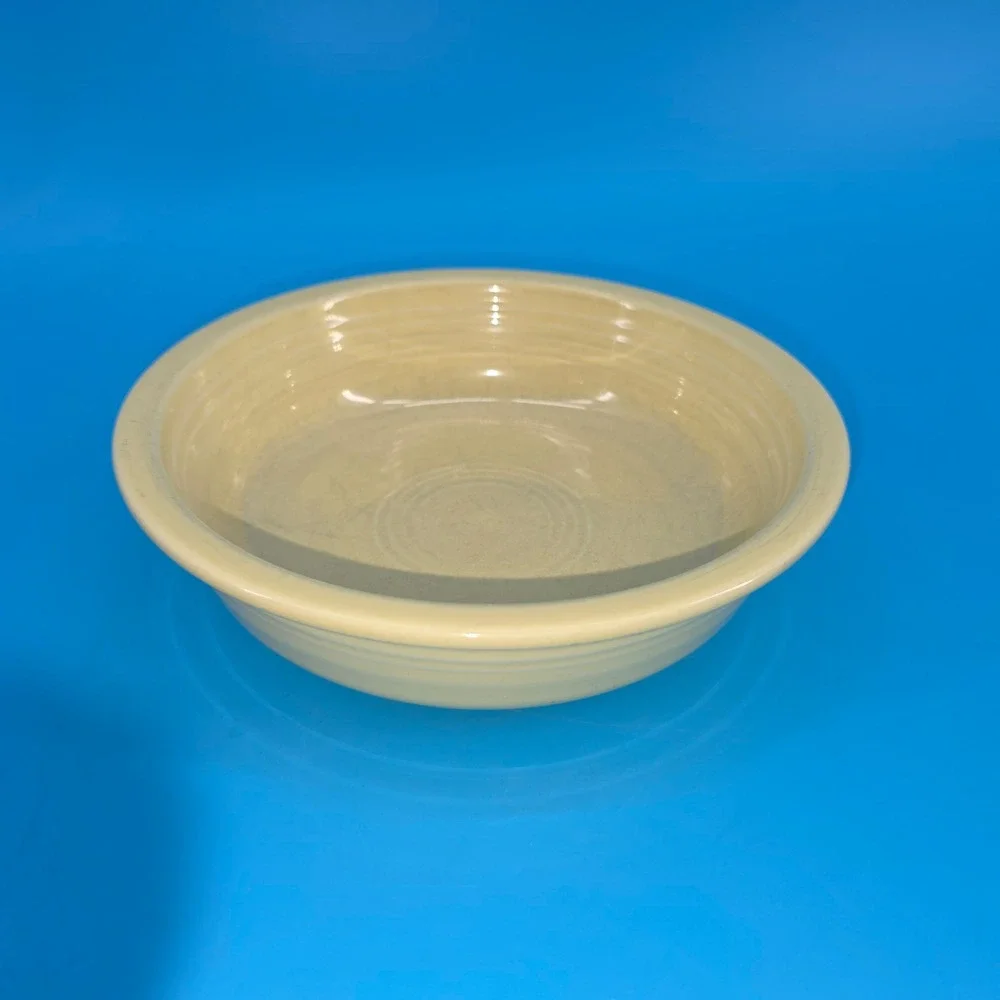 Vintage‎ Fiesta HLC Yellow Fruit Bowl 5.5 Inch Ceramic Made in USA Art Deco